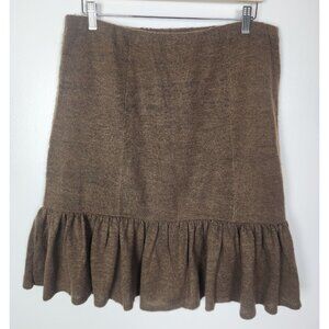 Sundance Brown A-Line Skirt